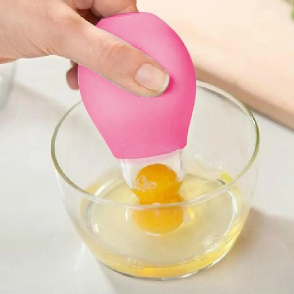 Practical Design Home Kitchen Tools Soft Silicone Egg Seperator Suction Sucker Filter Divider Gadget
Practical Design Home Kitchen Tools Soft Silicone Egg Seperator Suction Sucker Filter Divider Gadget