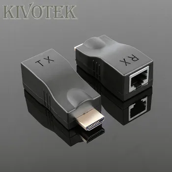 30m 4K HDMI Extender Transmitter TX/RX hdmi V2.0 HD 1080P 3D Over Cat5e/6 RJ45 Ethernet Cable For TV Projector DVD Free Shipping
30m 4K HDMI Extender Transmitter TX/RX hdmi V2.0 HD 1080P 3D Over Cat5e/6 RJ45 Ethernet Cable For TV Projector DVD Free Shipping