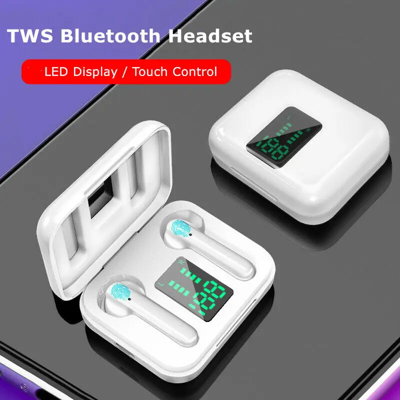 

TWS Bluetooth Earphone V5.0 9D Stereo Wireless Headphones Sport Waterproof Earphones Mini True Earbuds Headsets for cellphone