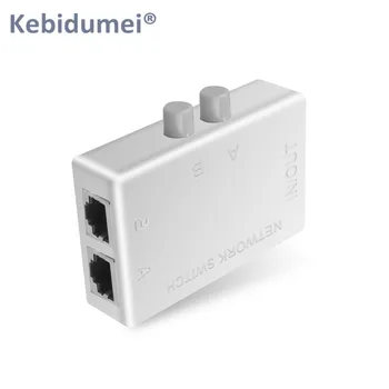 Kebidumei 2 Ports RJ45 LAN CAT6 Network Switch Selector Internal External Network Switcher Splitter Box
Kebidumei 2 Ports RJ45 LAN CAT6 Network Switch Selector Internal External Network Switcher Splitter Box