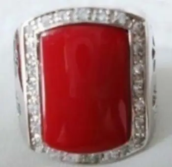 Fashion jewelry Exquisite red coral silver men's ring size US size 8 9 10 11# man men's ringe Genuine Natural st
Fashion jewelry Exquisite red coral silver men's ring size US size 8 9 10 11# man men's ringe Genuine Natural st