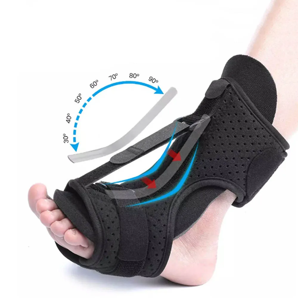 

Adjustable Plantar Fasciitis Night Splint Foot Drop Orthosis Stabilizer Brace Support Night Splints for Foot Correction