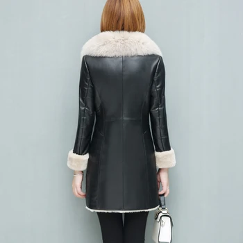 New 2020 Winter Sheepskin Coat Women Double Faced Fur Coats Thicken Warm Genuine Leather Jacket Natural Fox Fur Collar Parka s
New 2020 Winter Sheepskin Coat Women Double Faced Fur Coats Thicken Warm Genuine Leather Jacket Natural Fox Fur Collar Parka s