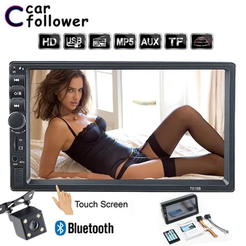 7" HD Touch Auto Radio 2 Din General Car Models Bluetooth Car Radio Rear View Camera MP5 Support USB / SD / MMC Card Reader
7" HD Touch Auto Radio 2 Din General Car Models Bluetooth Car Radio Rear View Camera MP5 Support USB / SD / MMC Card Reader