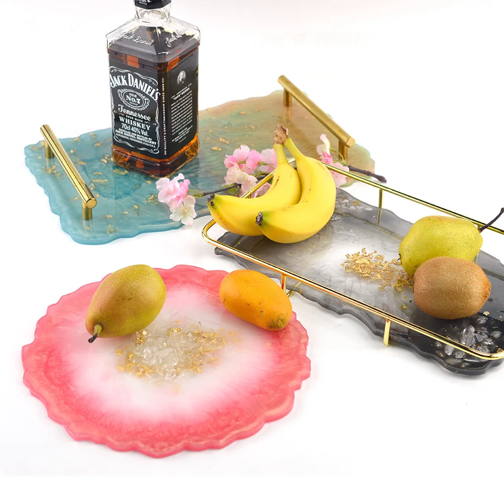 1pc Large Fruit Plate Table Mold Tea Cup Pad Holder Resin Silicone Mold Set DIY Crystal Epoxy Mirror Mold For Resin
1pc Large Fruit Plate Table Mold Tea Cup Pad Holder Resin Silicone Mold Set DIY Crystal Epoxy Mirror Mold For Resin