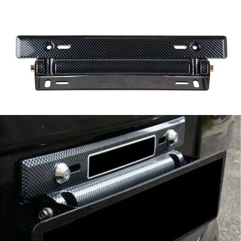 Hot Car License Plate Frame Holder Universal Adjustable Carbon Fiber Racing Number Plate Holder Bracket Car Modification Accesso
Hot Car License Plate Frame Holder Universal Adjustable Carbon Fiber Racing Number Plate Holder Bracket Car Modification Accesso