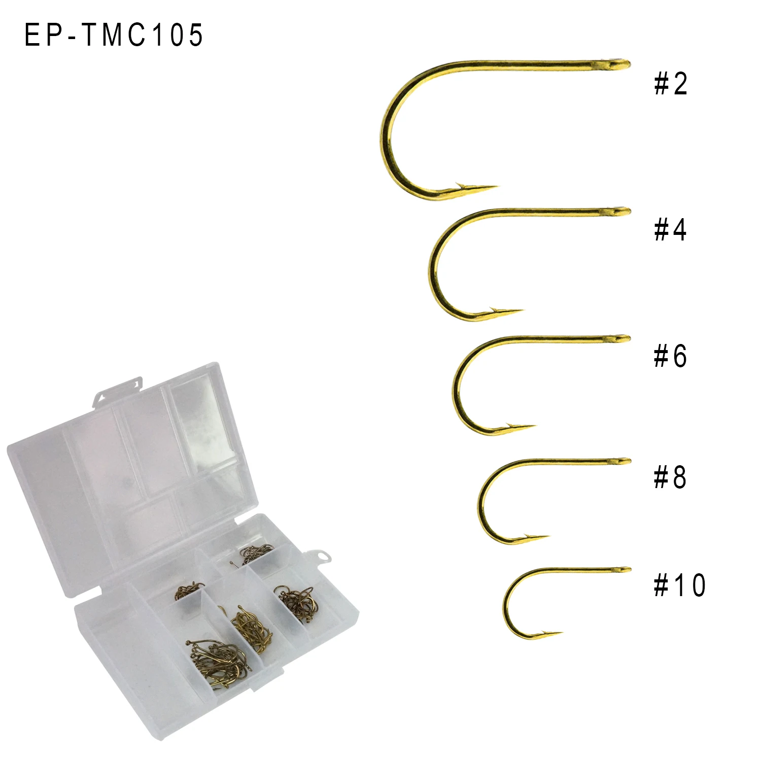 Eupheng Egg Fly Fishing Hook Straight Eye 2X Heavy Hook Reversed Bend Forged Fishing Hook 100pcs EP-TMC105
Eupheng Egg Fly Fishing Hook Straight Eye 2X Heavy Hook Reversed Bend Forged Fishing Hook 100pcs EP-TMC105