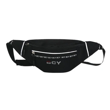 Fashion Neutral Outdoor Zipper Canvas Messenger Bag Sport Chest Bag Waist Bag Black
Fashion Neutral Outdoor Zipper Canvas Messenger Bag Sport Chest Bag Waist Bag Black