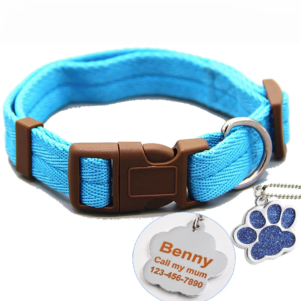 Personalized Custom Dog collar Name ID Tags are optional neck strap Adiustable for small and medium Pitbull Bulldog Pugs Beagle
Personalized Custom Dog collar Name ID Tags are optional neck strap Adiustable for small and medium Pitbull Bulldog Pugs Beagle