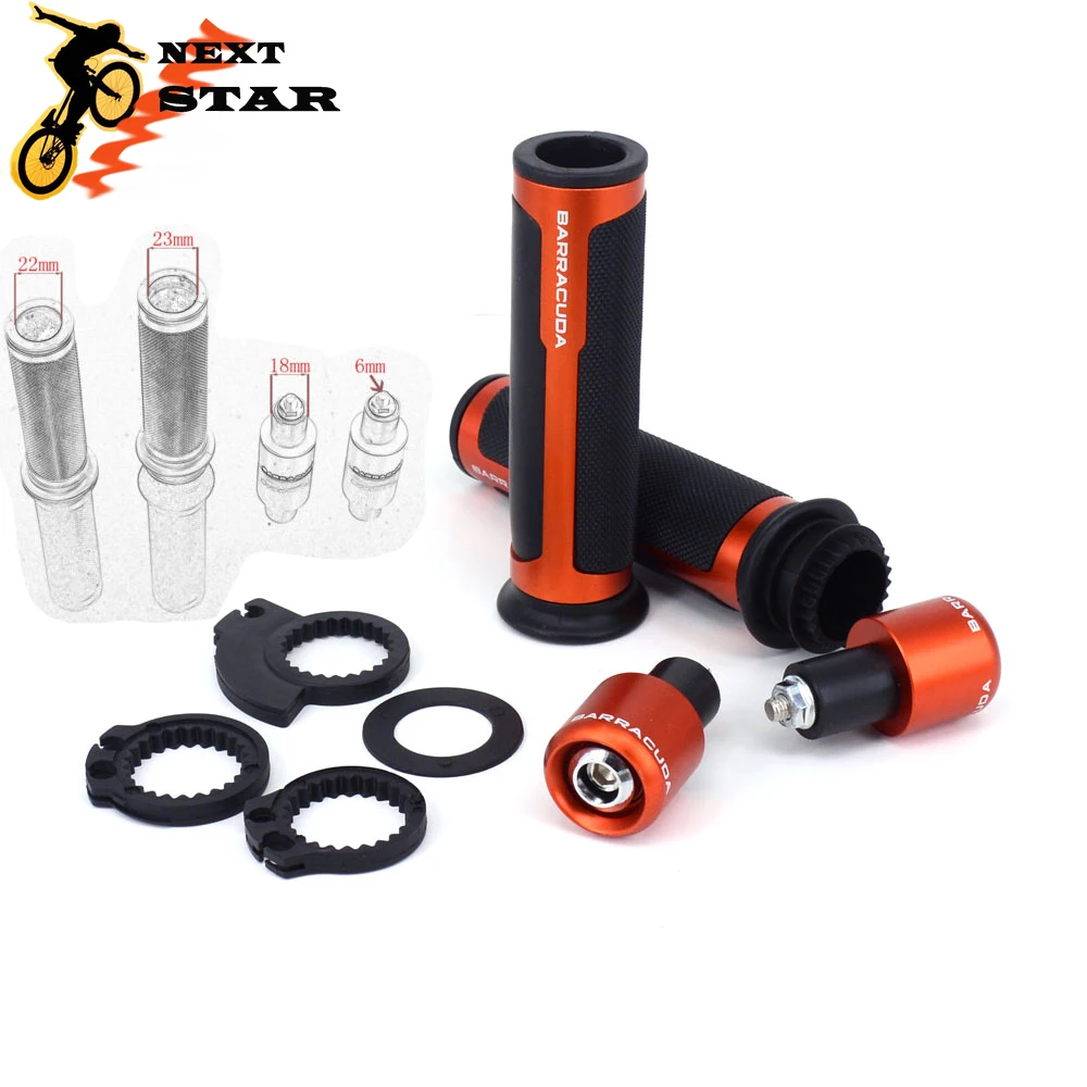Universal CNC Motorcycle Handle Bar CAPS / Handlebar Grips Kit For all 7/8'' 22mm Street & Racing Moto Grips with End Bicycle
Universal CNC Motorcycle Handle Bar CAPS / Handlebar Grips Kit For all 7/8'' 22mm Street & Racing Moto Grips with End Bicycle