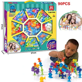 Pop Suckers Funny Silicone Block Soft Building Blocks Kids DIY Model Construction Toy for Children Boys Girls Christmas Gift Boy
Pop Suckers Funny Silicone Block Soft Building Blocks Kids DIY Model Construction Toy for Children Boys Girls Christmas Gift Boy