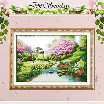 Romantic Garden Patterns Counted Cross Stitch 11 14CT Cross Stitch Set Wholesale Scenery Cross-stitch Kits Embroidery Needlework
Romantic Garden Patterns Counted Cross Stitch 11 14CT Cross Stitch Set Wholesale Scenery Cross-stitch Kits Embroidery Needlework