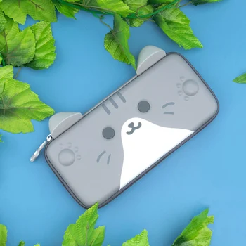 Switch Cute Cat Storage Bag Silicone Ear PU Hard Cover Shell Waterproof Box Carrying Case For Nintendo Switch Accessories 
Switch Cute Cat Storage Bag Silicone Ear PU Hard Cover Shell Waterproof Box Carrying Case For Nintendo Switch Accessories