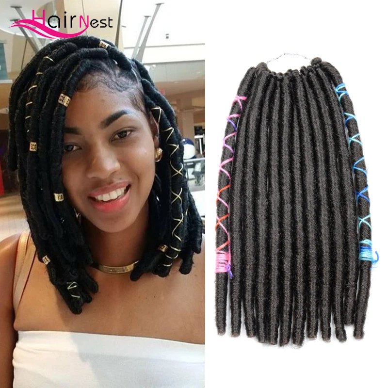 Hair Nest Soft Faux Locs Crochet Braid Dreadlocks Hair Extension Crochet Goddess Locs Natural False Hair Locks 14 Inch 12 Roots
Hair Nest Soft Faux Locs Crochet Braid Dreadlocks Hair Extension Crochet Goddess Locs Natural False Hair Locks 14 Inch 12 Roots