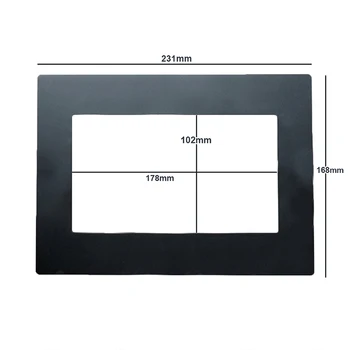 1pc Car Universal car frame Radio 2 din frame Audio Dvd player Fascia Replacement decorative framework 178x102mm panel No gap
1pc Car Universal car frame Radio 2 din frame Audio Dvd player Fascia Replacement decorative framework 178x102mm panel No gap