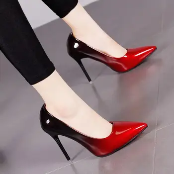 Gradient Color High Heels 2020 Spring NEW Women Pumps Pointed toe Woman Work Shoes Slip-On Black Red Apricot Pink White
Gradient Color High Heels 2020 Spring NEW Women Pumps Pointed toe Woman Work Shoes Slip-On Black Red Apricot Pink White
