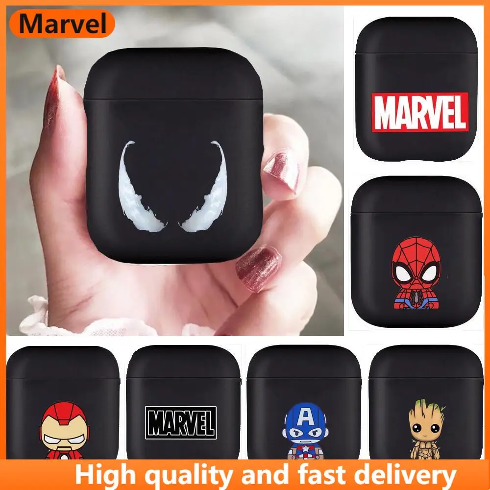 

Marvel Avengers venom Soft Silicone Cases For Apple Airpods 1/2 Protective Bluetooth Wireless Earphone Cover For Apple Air Pods