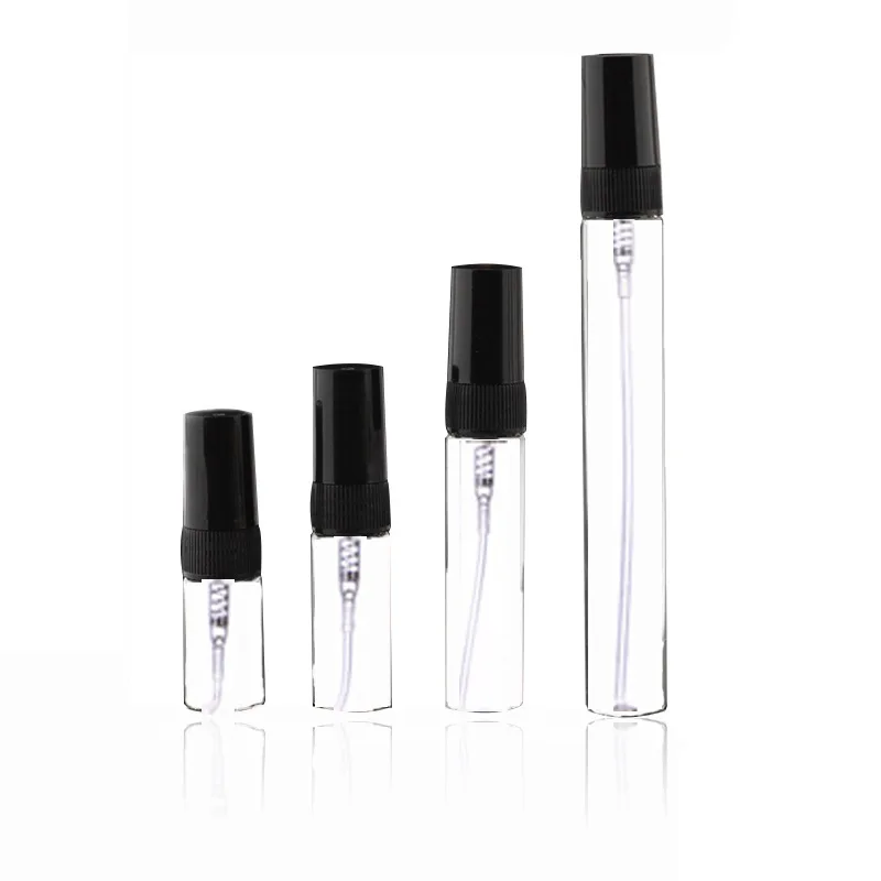 

Empty Glass Spray Bottle 2ml 3ml 5ml 10ml, Mini Clear Perfume Atomizer Bottle Refillable Portable Perfume Bottle Fine Mist Spray