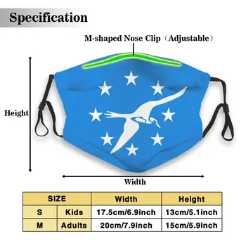 Reusable Safety Mouth Masks with Replaceable Filter Corpus Christi Flag Printed Adjust Earloop(One Mask + 2 Filters)-M
Reusable Safety Mouth Masks with Replaceable Filter Corpus Christi Flag Printed Adjust Earloop(One Mask + 2 Filters)-M