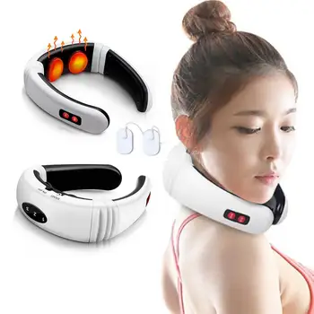 Electric Neck Massager Pulse Back 6 Modes Power Control Far Infrared Heating Pain Relief Tool Health Care Massager For Neck
Electric Neck Massager Pulse Back 6 Modes Power Control Far Infrared Heating Pain Relief Tool Health Care Massager For Neck