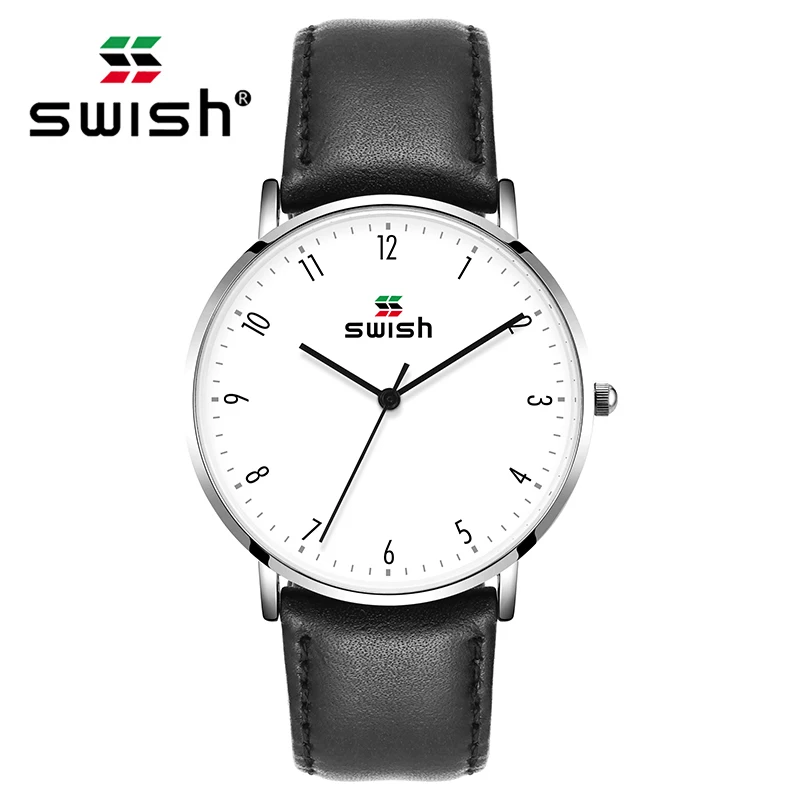 SWISH 2019 Men's Watch Ultra-thin Watch Leather Stainless Steel Waterproof Brown Leather Strap Fashion Watch
SWISH 2019 Men's Watch Ultra-thin Watch Leather Stainless Steel Waterproof Brown Leather Strap Fashion Watch