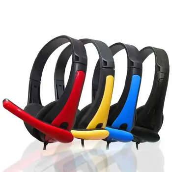 3.5mm Bass Stereo Earphone with MIC Headset Headphone For PC Computer ABS Over Ear Noise reduction Wired Headphone
3.5mm Bass Stereo Earphone with MIC Headset Headphone For PC Computer ABS Over Ear Noise reduction Wired Headphone