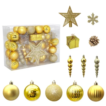 57pcs Christmas Tree Pendant Hanging Christmas Ball Set Layout Props Decoration Props Christmas Topper For Party Decoration
57pcs Christmas Tree Pendant Hanging Christmas Ball Set Layout Props Decoration Props Christmas Topper For Party Decoration