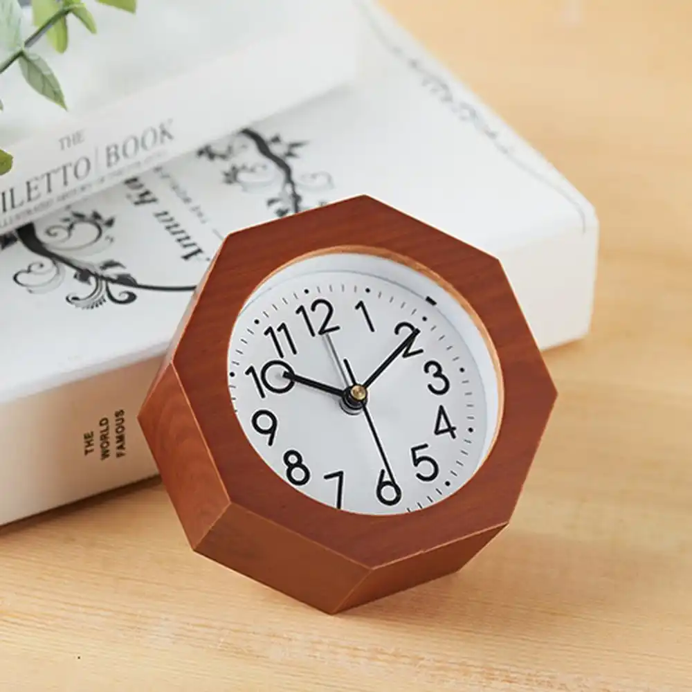 alarm clock with snooze function silent sweep travel bedside