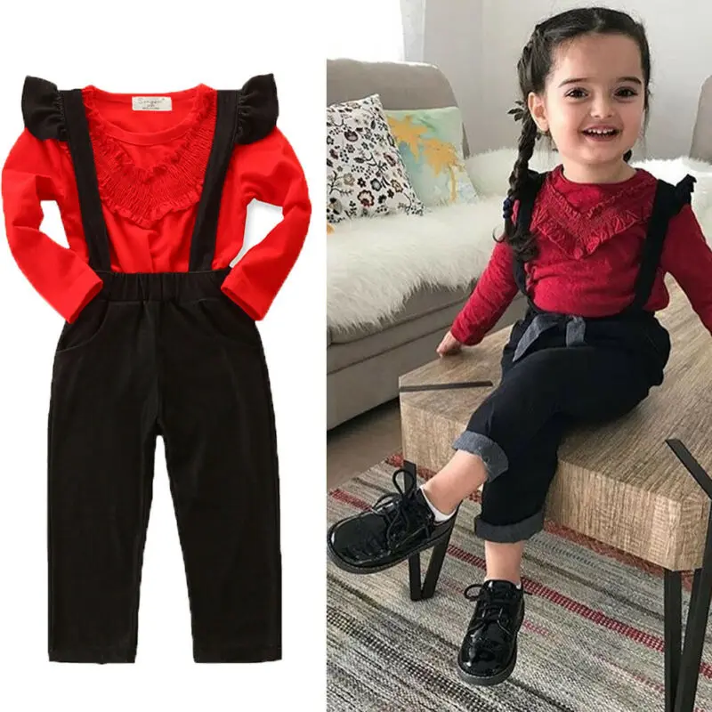 Pudcoco Children 2PCS Fall Outfits Kids Baby Boy Girls Long Sleeve T-shirt tops +bib Demin Pants Outfits Set Clothes
Pudcoco Children 2PCS Fall Outfits Kids Baby Boy Girls Long Sleeve T-shirt tops +bib Demin Pants Outfits Set Clothes