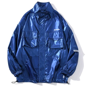 Men's Clothing Hip Hop Windbreaker Jackets Multi Pockets Tactical Jacket Streetwear Harajuku 2020 Autumn Track Coats Outerwear
Men's Clothing Hip Hop Windbreaker Jackets Multi Pockets Tactical Jacket Streetwear Harajuku 2020 Autumn Track Coats Outerwear
