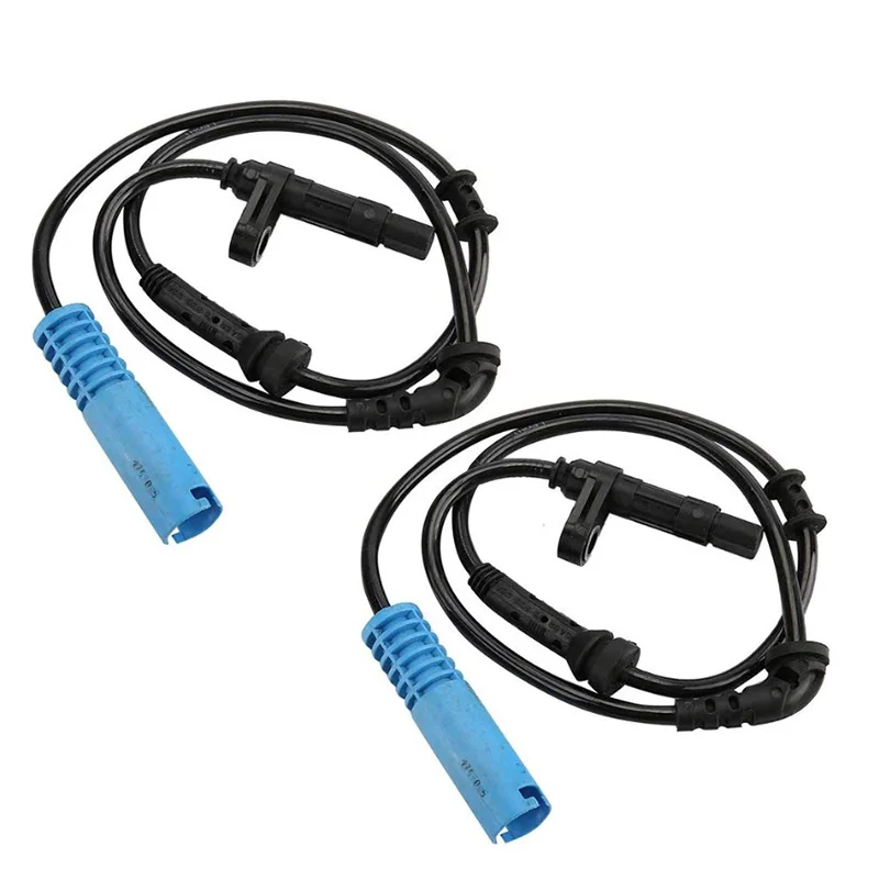 2X ABS Wheel Speed Sensors Front Fits for Mini Hatchback (01-06) Convertible (04-07)