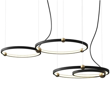Modern LED Circle Pendant Lights Designer Lamp Dining Room Living Room Restaurant Black Suspension Luminaire Fixture AC85-265V
Modern LED Circle Pendant Lights Designer Lamp Dining Room Living Room Restaurant Black Suspension Luminaire Fixture AC85-265V