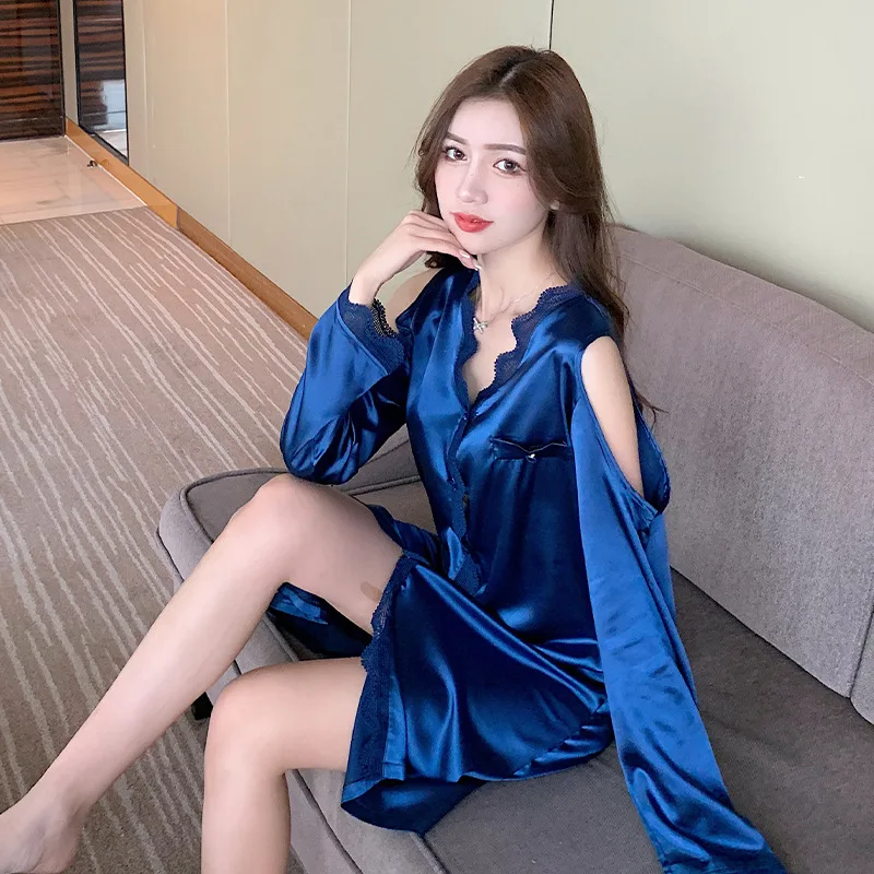 2021 Spring Summer New One-piece Nightgown Skirt Women's Nightdress Lovely Wind Can Wear Nightwear Home Clothes Sexy Sleepwear
2021 Spring Summer New One-piece Nightgown Skirt Women's Nightdress Lovely Wind Can Wear Nightwear Home Clothes Sexy Sleepwear