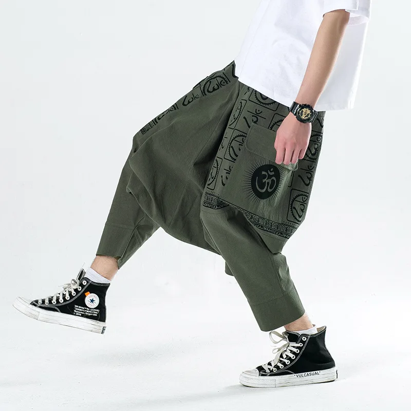 Summer New Style Flax Printed Pendant Sense Wide-Leg Capri Pants Loose-Fit Make Codes Casual Low-Grade Straight-leg Pants Fashio
Summer New Style Flax Printed Pendant Sense Wide-Leg Capri Pants Loose-Fit Make Codes Casual Low-Grade Straight-leg Pants Fashio