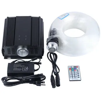DMX 45W RGB LED Fiber Optic Engine Driver Light 28 Key RF Remote Controller Jump/Fade/Dimmable+700pcs Mixed size 5M PMMA cable
DMX 45W RGB LED Fiber Optic Engine Driver Light 28 Key RF Remote Controller Jump/Fade/Dimmable+700pcs Mixed size 5M PMMA cable