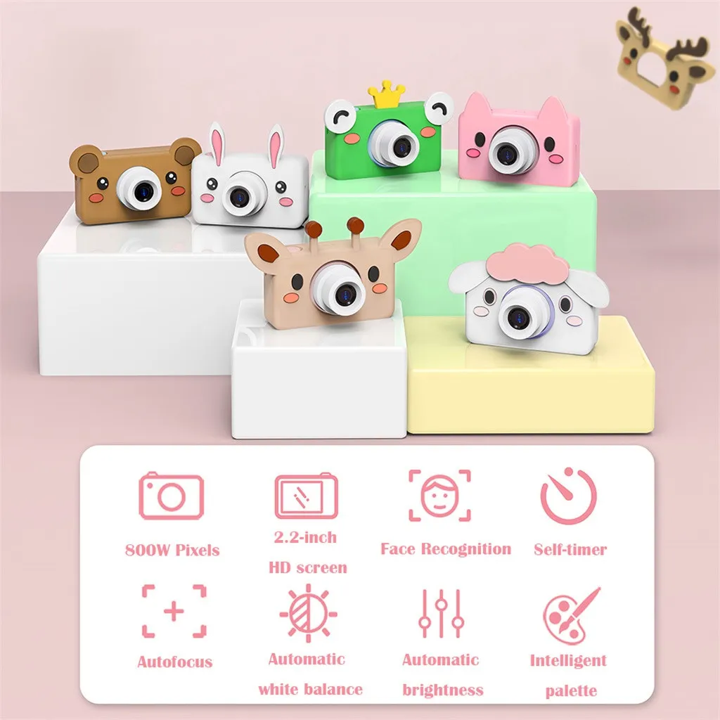 2 Inch HD Screen Chargable Digital Mini Camera Kids Cartoon Cute Camera Toys Outdoor Photography Props for Child Birthday Gift
2 Inch HD Screen Chargable Digital Mini Camera Kids Cartoon Cute Camera Toys Outdoor Photography Props for Child Birthday Gift
