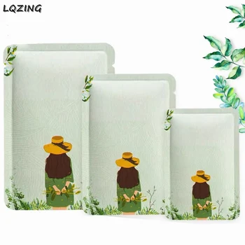 50pcs/lot Heat-seal Aluminum Foil Zip Lock Bags Flat Bottom Girls Cosmetics Mask Pouch Powder Packaging Bag Storage 
50pcs/lot Heat-seal Aluminum Foil Zip Lock Bags Flat Bottom Girls Cosmetics Mask Pouch Powder Packaging Bag Storage