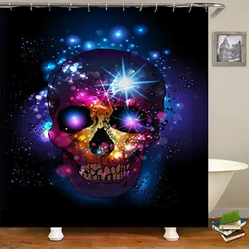 Bathroom Mat Set 4pcs/Set Hallloween New Polyester Fashion Skull Toilet Seat Cover Creative Shower Curtain Party Favor Room
Bathroom Mat Set 4pcs/Set Hallloween New Polyester Fashion Skull Toilet Seat Cover Creative Shower Curtain Party Favor Room
