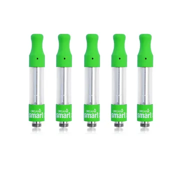 5pcs/lot Smart Cart Cartridges Ceramic Coil Rubber Top 1.0ml Smart Cart 510 Thread CBD Oil Atomizer for 510 Preheat Battery 
5pcs/lot Smart Cart Cartridges Ceramic Coil Rubber Top 1.0ml Smart Cart 510 Thread CBD Oil Atomizer for 510 Preheat Battery