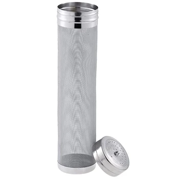 Beer Dry Hopper Filter,300 Micrometre Mesh Stainless Steel Hop Strainer Cartridge, Homebrew Hops Beer & Tea Kettle Brew Filter
Beer Dry Hopper Filter,300 Micrometre Mesh Stainless Steel Hop Strainer Cartridge, Homebrew Hops Beer & Tea Kettle Brew Filter