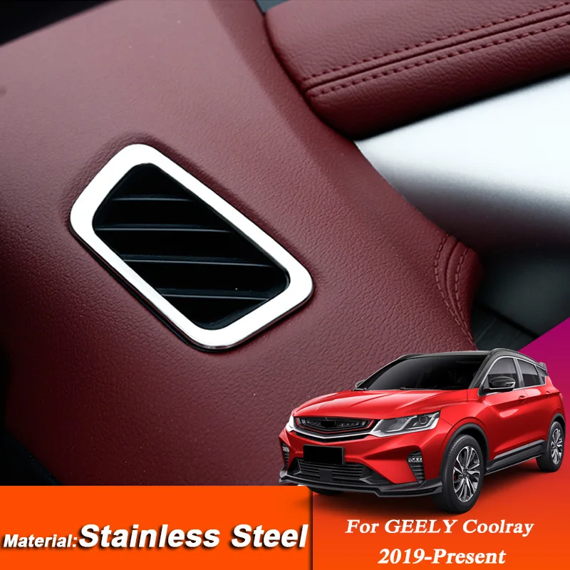 For Geely Coolray 2019-Preseent Car Styling Car Dashboard Outlet Frame Covers Trim Sequins Interior Sticker Auto Accessories
For Geely Coolray 2019-Preseent Car Styling Car Dashboard Outlet Frame Covers Trim Sequins Interior Sticker Auto Accessories