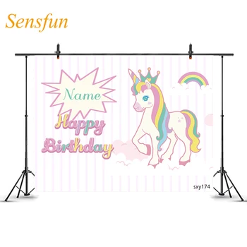 LEVOO Photography Background Cloud Rainbow Unicorn Birthday Girl Custom Photo Backdrop Photo Booth Props Vinyl Photophone
LEVOO Photography Background Cloud Rainbow Unicorn Birthday Girl Custom Photo Backdrop Photo Booth Props Vinyl Photophone