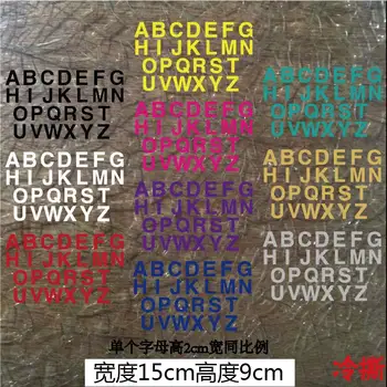 26 Alphabet Letters Iron on Heat Transfers Vinyl Thermal Patches for Clothes Camera Flower Stripe PVC Stickers on Clothes DIY
26 Alphabet Letters Iron on Heat Transfers Vinyl Thermal Patches for Clothes Camera Flower Stripe PVC Stickers on Clothes DIY