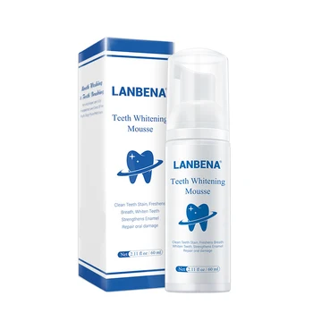 LANBENA 2PC Teeth Cleaning Mousse Teeth Whitening Fresh Breath Tooth Stains Remove Oral Cleaning Foam Whitening Toothpaste 60Ml
LANBENA 2PC Teeth Cleaning Mousse Teeth Whitening Fresh Breath Tooth Stains Remove Oral Cleaning Foam Whitening Toothpaste 60Ml