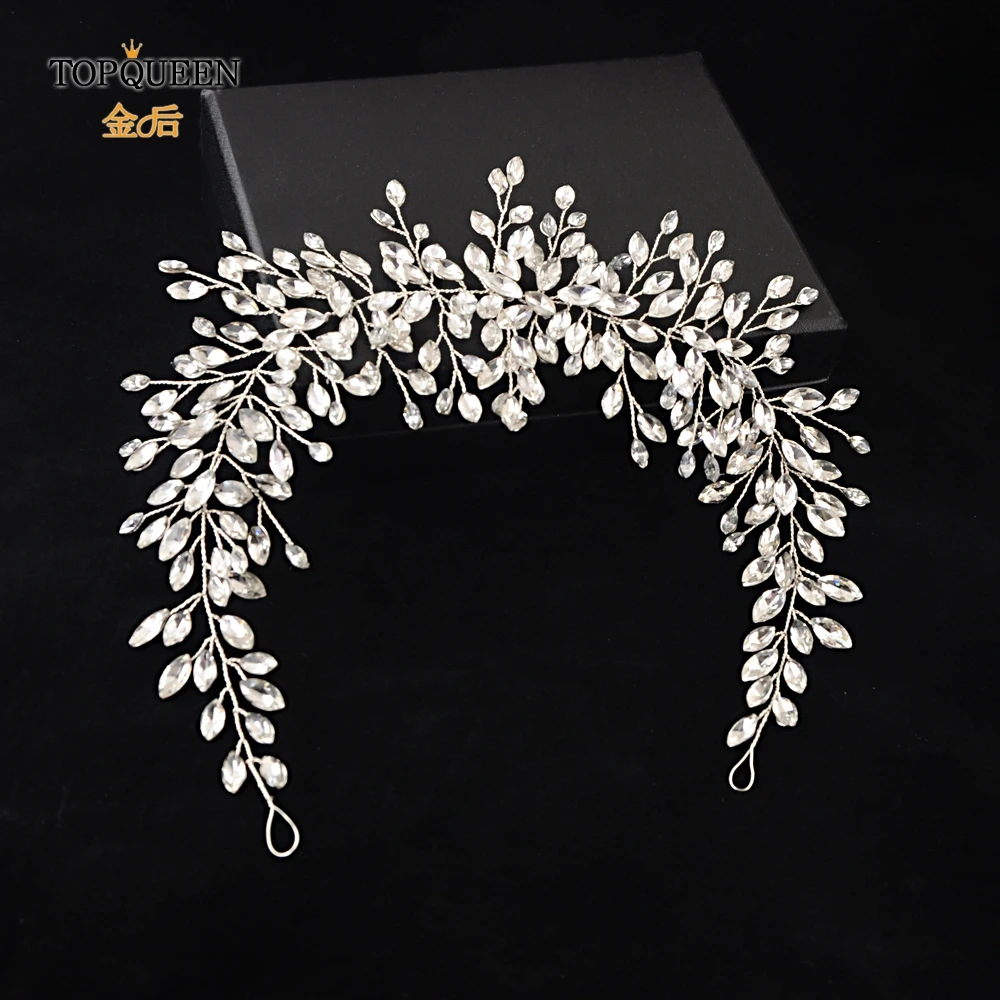 TOPQUEEN HP237 Sliver handmade wedding headband wedding hair accessories rhinestone twig style crystal bridal headwear ornament
TOPQUEEN HP237 Sliver handmade wedding headband wedding hair accessories rhinestone twig style crystal bridal headwear ornament