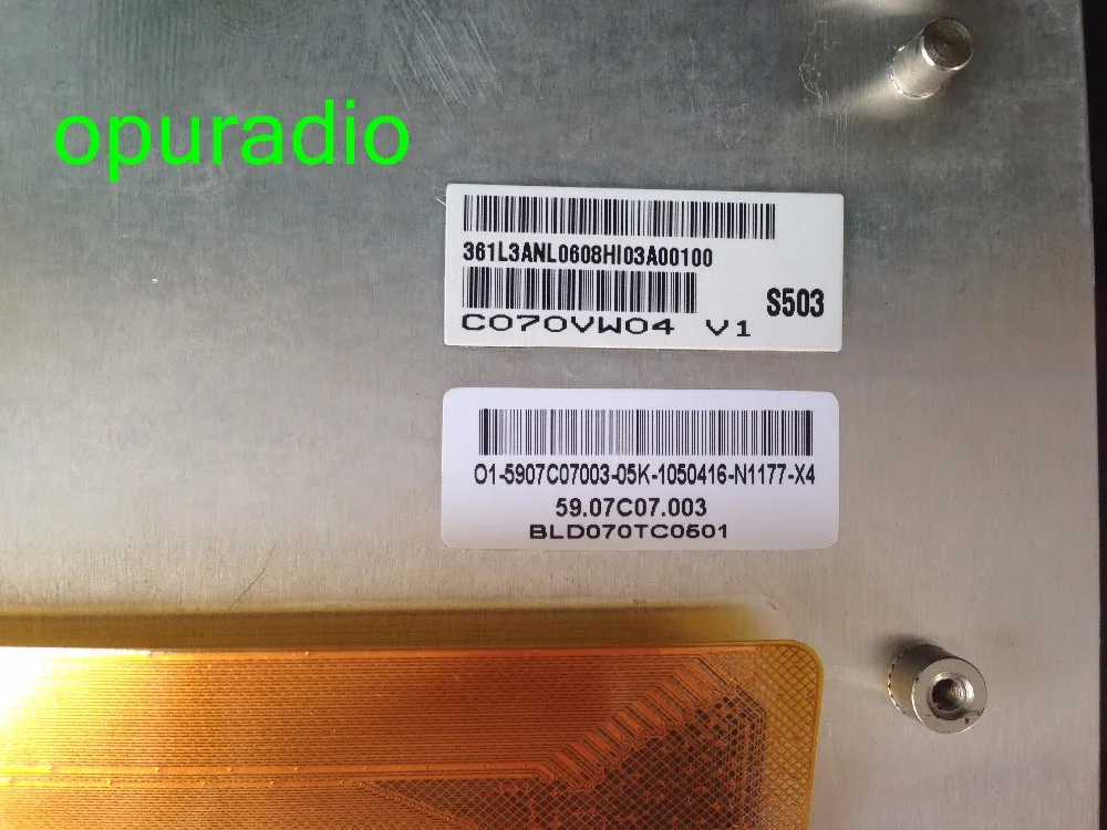 C070VW04 V1 LCD Display screen for Mercedes roof rest seat DVD player (4)