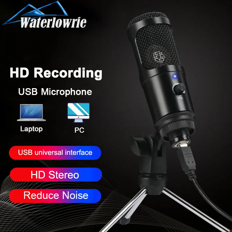 Metal USB Condenser Recording Microphone For Laptop / PC MAC Or Windows Computer Cardioid Studio Recording Vocals, PK BM 800
Metal USB Condenser Recording Microphone For Laptop / PC MAC Or Windows Computer Cardioid Studio Recording Vocals, PK BM 800