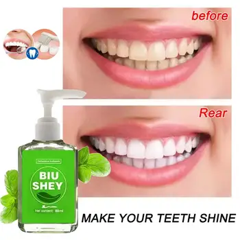 60ml Biushey Toothpaste Whitening Teeth Oral Hygiene stain removal whitening toothpaste Coffee Mint Flavor Portable Toothpaste
60ml Biushey Toothpaste Whitening Teeth Oral Hygiene stain removal whitening toothpaste Coffee Mint Flavor Portable Toothpaste
