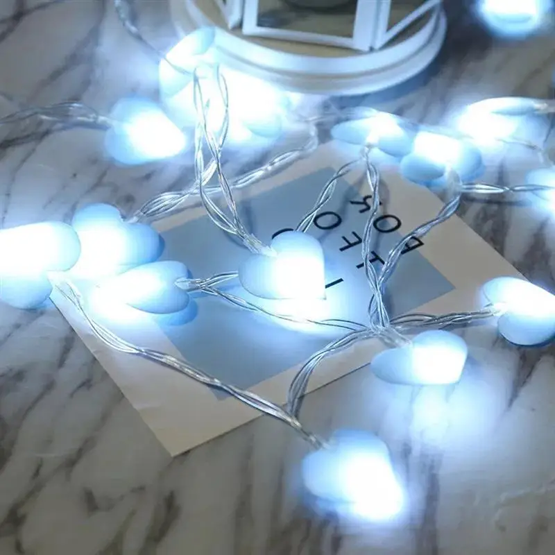 LED Heart Shape String Lights Battery Powered Fairy Light Festivals Lamp For Christmas Wedding Valentine'S Day Gift Garden
LED Heart Shape String Lights Battery Powered Fairy Light Festivals Lamp For Christmas Wedding Valentine'S Day Gift Garden