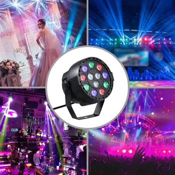 12 LEDs Par Lights 8 Channel RGBW Color Mixing Stage Lighting with DMX Strobe & Sound Active Mode for Disco Party Christmas
12 LEDs Par Lights 8 Channel RGBW Color Mixing Stage Lighting with DMX Strobe & Sound Active Mode for Disco Party Christmas